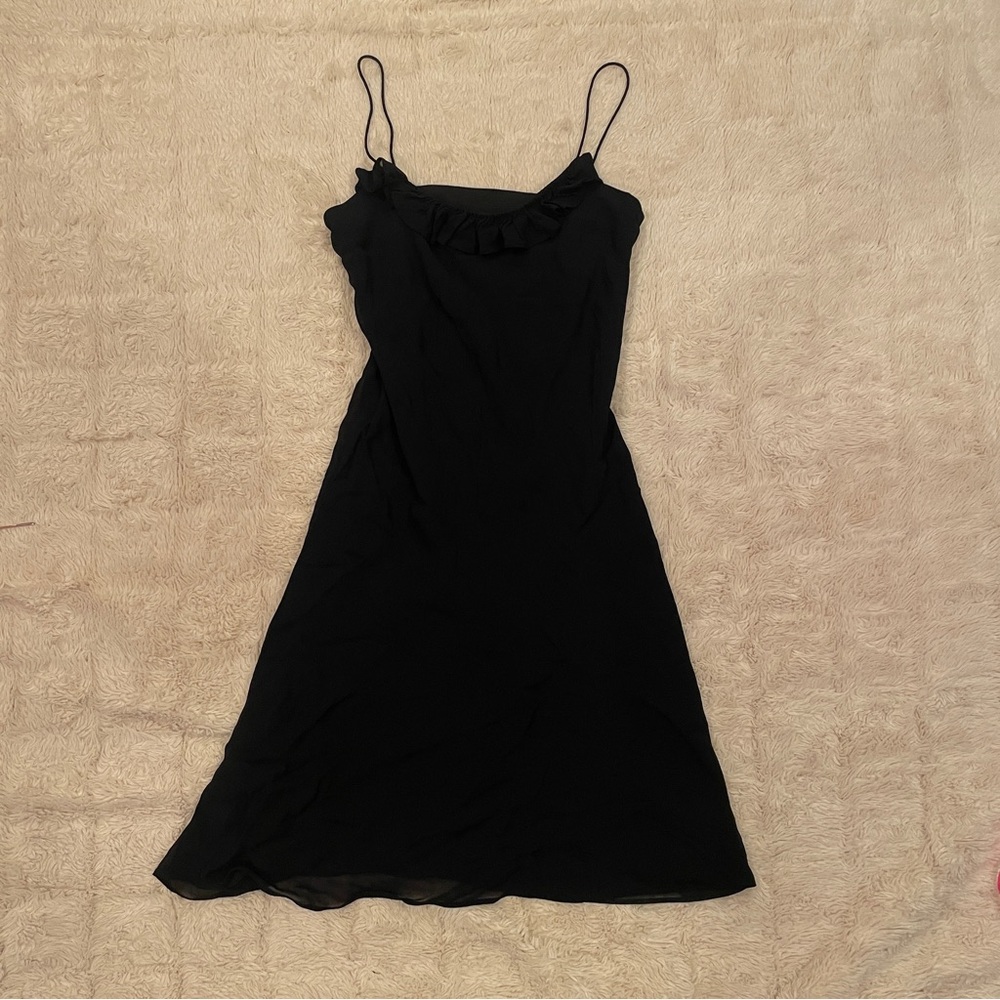 ralph lauren black mini dress